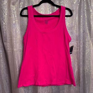 Torrid Magenta Pink Foxy Scoop Neck Racerback Stretch Tank Top Size 1X